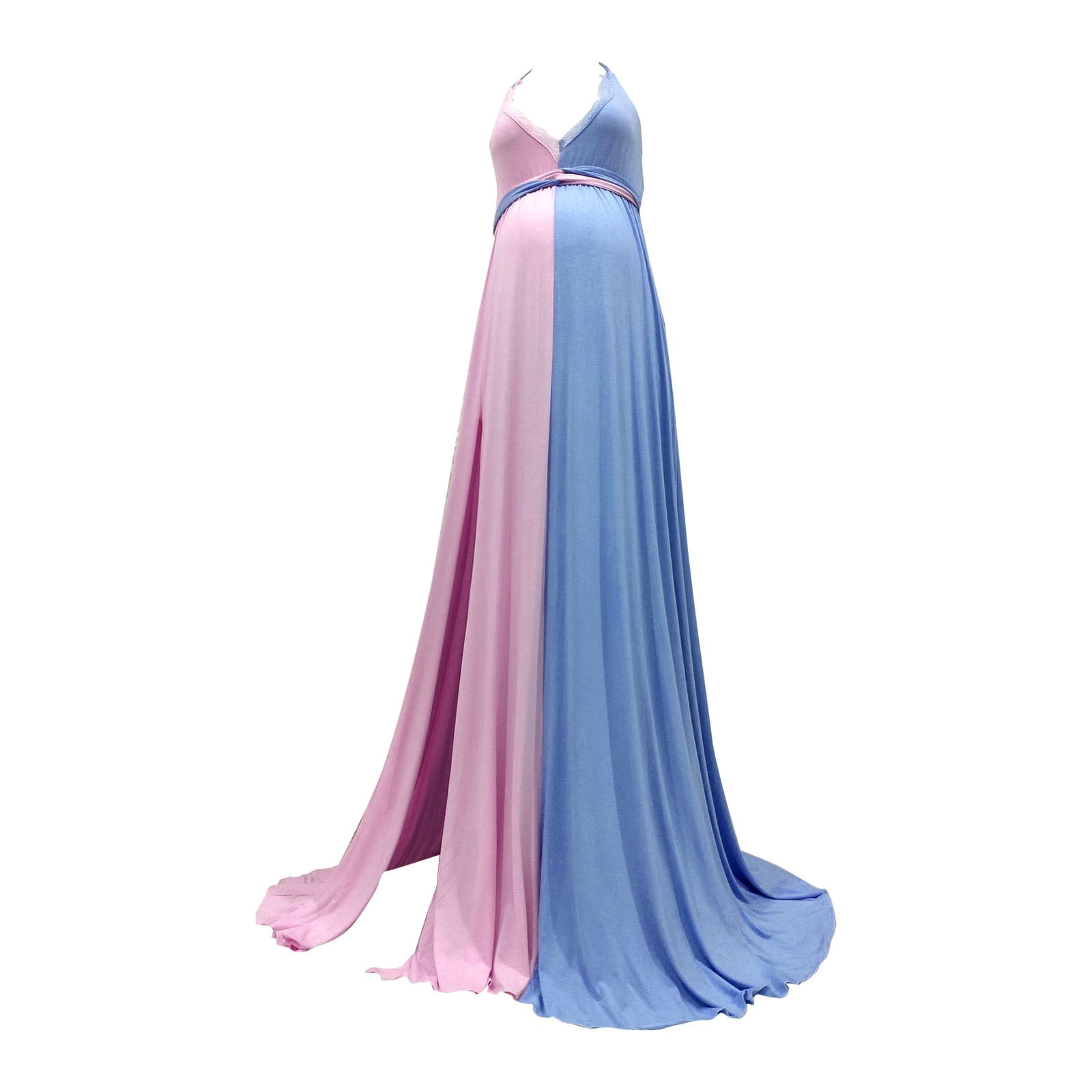 pink maternity dress with cape Dusty Pink Maternity Photoshoot Dress Tulle Rose Cape Mermaid Maternity Baby Shower Gown YW250074