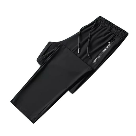 AOMPMSDX Women'S Pants Ladies And Men'S Casual Pants Work Clothes With Zippered Pockets Loose Fitting Summer Wear And Cool Pants Black Loose Fit Trousers XXL