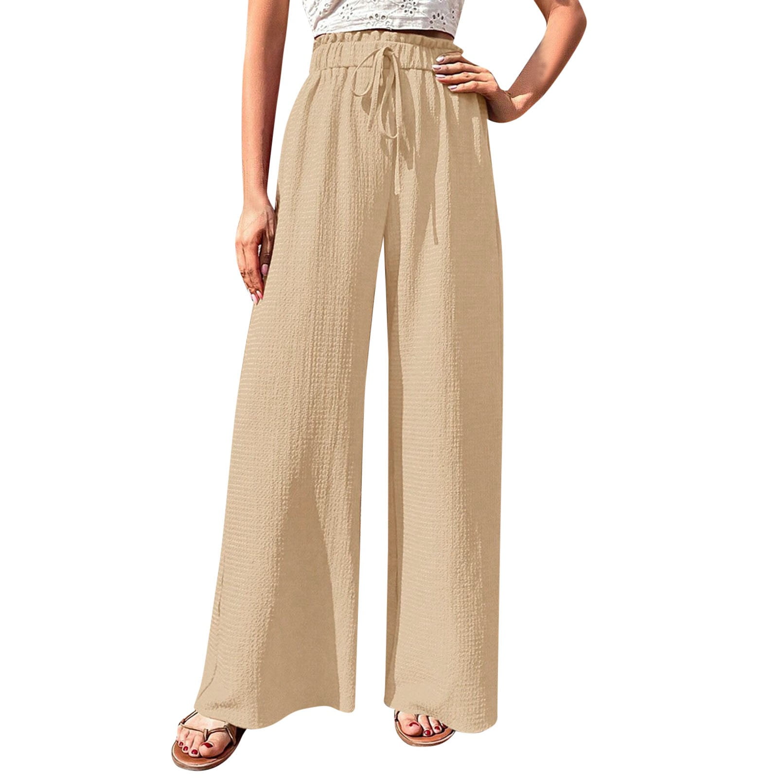 Bailey Pants - Solid High Waist Wide Leg Trousers for Women main image 1