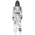 thumbnail image 1 of AOMPMSDX Womens and Mens Zipper Astronaut 3PCS Outfits for Stage Performance Clothing Set, 1 of 3