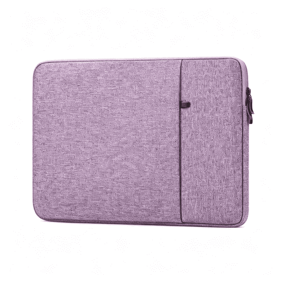 AOMRCOL 15.6" Laptop Sleeve Case,Shockproof Protective Computer Sleeve Cover with Accessories Pocket,Water Resistant Traveling Carrying Laptop Bag Compatible for Macbook Dell Acer Asus Lenovo,Purple