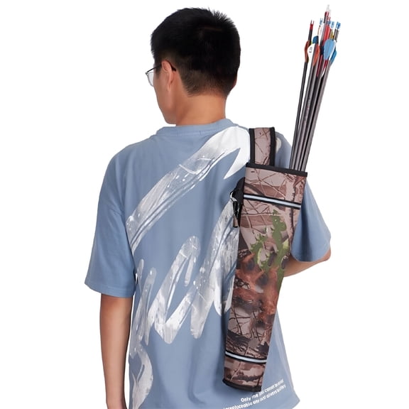 AOMRCOL 2026 New Archery Back/Belt Clip Arrow Quiver Holder Bag for Compound Recurve Bow Hunting for Target, Field, Bowhunting