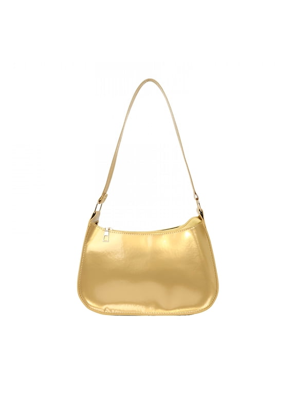 2026 New Clutch Purse Shiny Evening Handbags for Women Armpit Shoulder Bag Gold Purse Clutch for Evening Events, Formal Gatherings, Parties, Special Occasions, Night Outs.