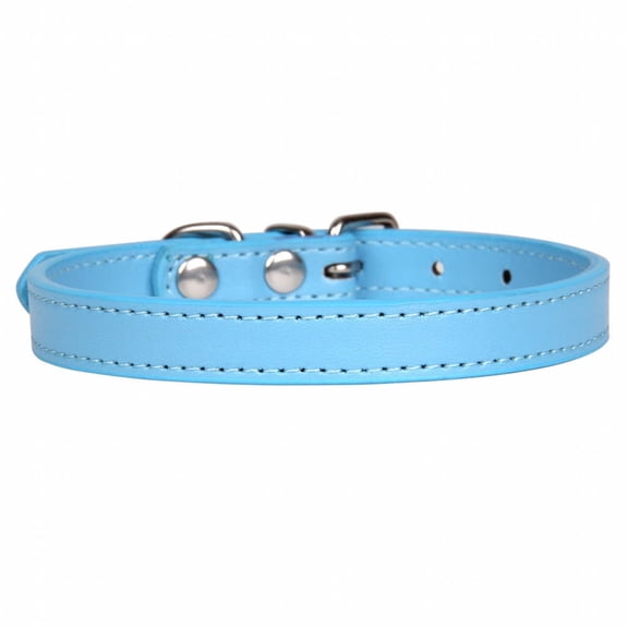 AOMRCOL 2026 New Dog Collar,Outfit Matching Dog Harness,Eco-Friendly Material Dog Leash,For Walking,Training,Outdoor,Travel,Blue,1.5*37Cm