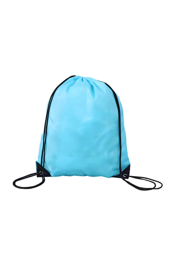 2026 New Drawstring Backpack Personalized Adjustable Shoulder Straps Drawstring Bags Maximum Storage Adjustable Straps Draw String Back Bag Style3 Blue