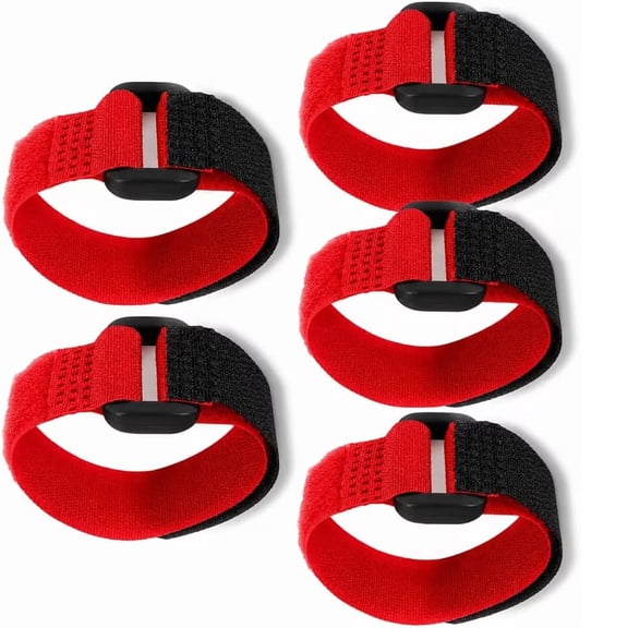 AOMRCOL 5Pcs Crow Rooster Collars, Adjustable Nylon Anti-Noise Neck Belt for Chickens, Chicken Collar Harness Set, Volume Reduction Anti Crow Rooster Collar