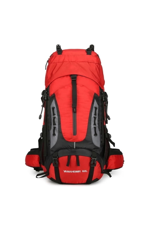 60L Travel Hiking Camping Backpack with Rain Cover,Water Resistant Traveling Backpack for Men Women