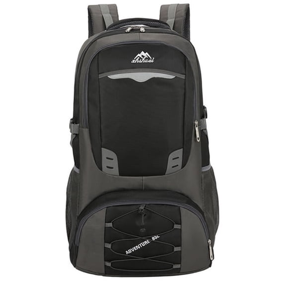 AOMRCOL 85L Waterproof Tactical Backpack-Outdoor Camping Hiking Rucksack,Travel Bag Large Capacity Multi-Pocket for Military Adventure Trekking Gear Storage(Black)