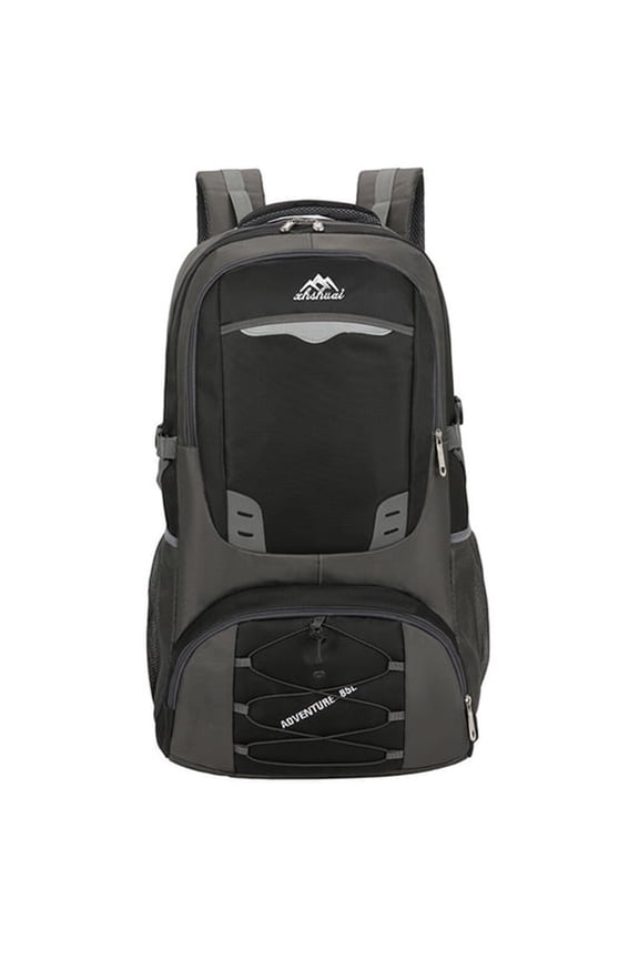 85L Waterproof Tactical Backpack-Outdoor Camping Hiking Rucksack,Travel Bag Large Capacity Multi-Pocket for Military Adventure Trekking Gear Storage(Black)
