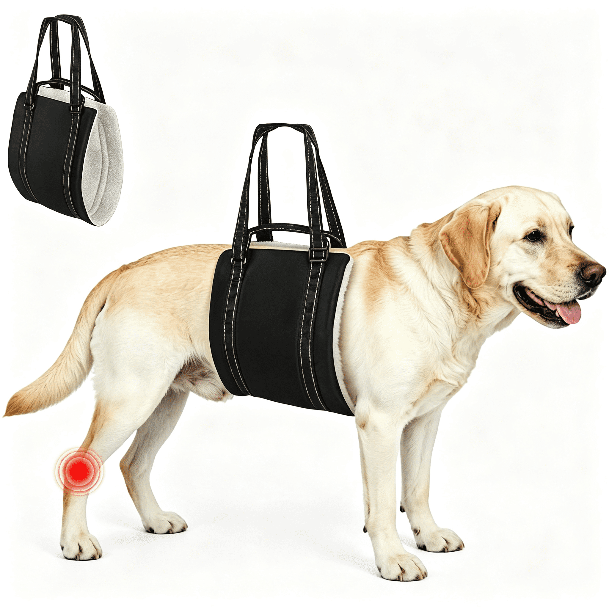 AOMRCOL Adjustable Dog Lift Harness for Large & Medium Sized Dogs,Heavy ...
