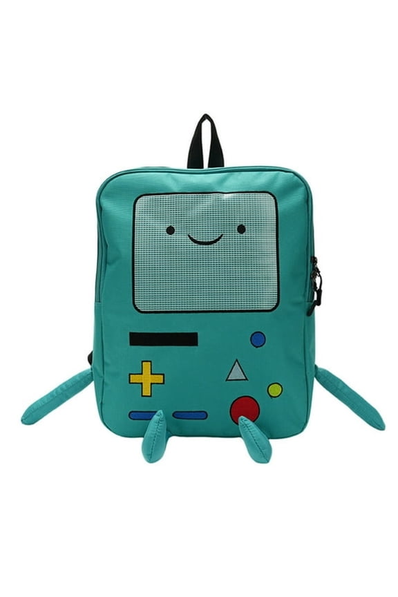 Adventure Backpack-15.3 Inches Cartoon Robot Travel Laptop Cute Backpack Water Resistant College Computer Bag for Men&Women (Blue)