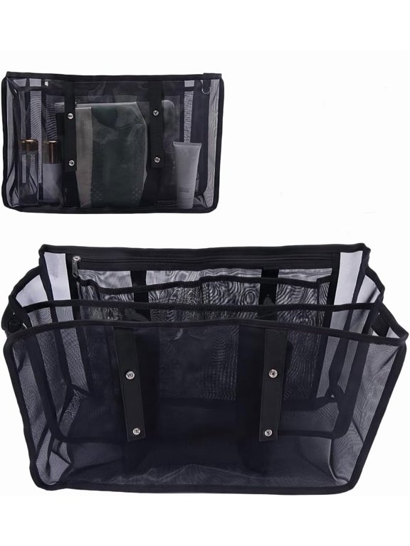 Beach Bag Organizer Compatible with X Large Bag Accessories Inserts, Lightweight Mesh Insert Divider Pouch for Original Xl Bags, Beach Tote Bags Insert for Organizing