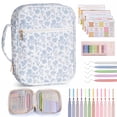 thumbnail image 1 of AOMRCOL Bible Cover for Women Carrying Book Case with Zipper Pocket and Handle,Tabs,Study Supplies Organizer Quilted Bible Bags Floral Pattern Large Book Carrier, 1 of 8