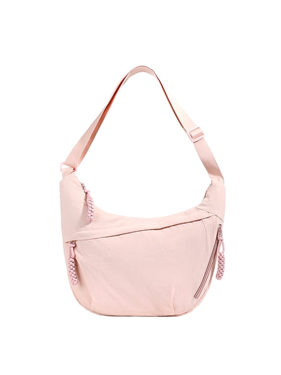 Crossbody Nylon Crescent Bag for Women Lightweight Small Dumpling Bag,Small Bags for Women