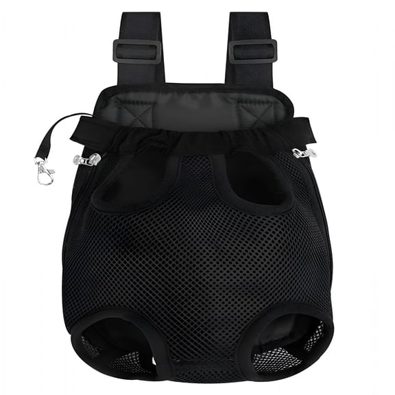 AOMRCOL Dog Backpack Carrier, Adjustable Pet Front Carriers, Legs Out Carrying Sling Travel Bag for Small Medium Dogs 7-11 Lbs, Soft Wearable Puppy Chest Carry Backpacks for Walking/Hiking