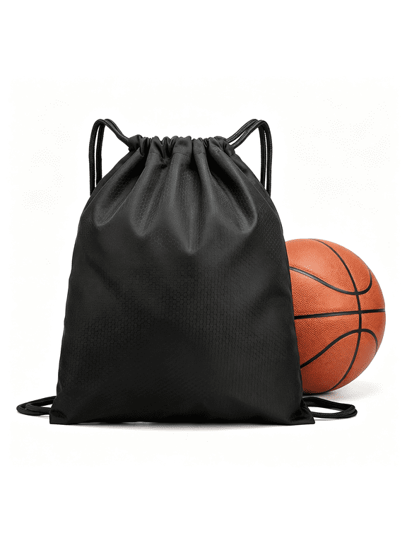 Extra Large Drawstring Backpack,19.7" 15.7",60 Lbs Waterproof Gym Sack,Waterproof Soccer-Texture Large Drawstring Backpack Holds Up to 60 Lbs,Fits Basketball,Soccer Ball,Laptop&Gym Gear