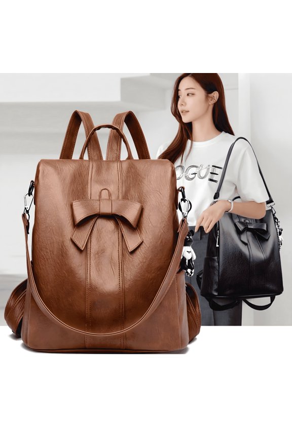 GASTROPOD Women's Bow Backpack Multi-Way Padded Large Capacity Water-Resistant For Commuter Travel Student