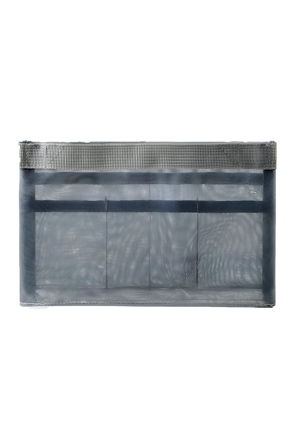 Handbag Organizer Insert,Inner Liner Bag for Purse Tote and Diaper Bag,Nylon Makeup Storage Bag with Mesh Pockets,Small Size 15X22Cm