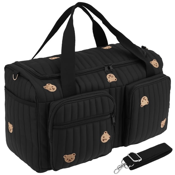 AOMRCOL Hospital Maternity Bag Large Capacity Duffel Tote Diaper Tote Bags with Shoulder Strap and Multiple Pockets Multipurpose for Travel Labor Delivery Hospital Bag for Women Labor Delivery