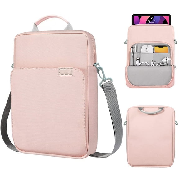 AOMRCOL Laptop Sleeve 13-14 Inch,Convertible Messenger Shoulder Bag for Tablet,Water-Repellent Ipad Purse&Computer Case for Air,Pro,Small Carry Bag for Travel,1 Count