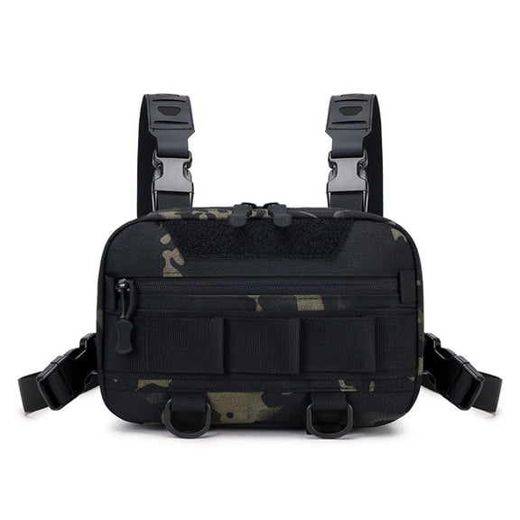 AOMRCOL Large Capacity Fishing Tackle Backpack,Converts to Chest Pack,Keep Gear Dry,Enhances ,with Rod Holder for Men