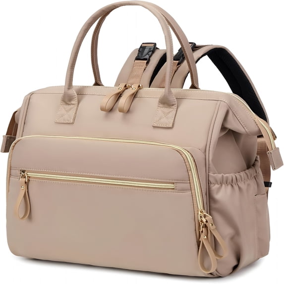 AOMRCOL Large Diaper Bag Tote,14 Pockets Stylish Baby Bag with Stroller ...