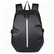 AOMRCOL Motorcycle Helmet Backpack, Reflective Multifunctional Motorbike Helmet Bag Waterproof Helmet Storage Large Capacity Laptop Rucksack Hiking Backpack for Travel Riding Cycling