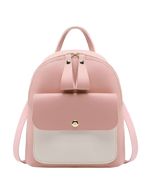 Small Backpack Purse for Women Leather Fashion Casual Daypack Travel Messenger Shoulders Bags