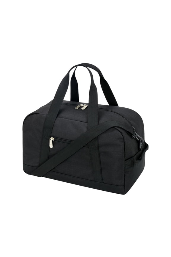 Small Gym Bag Luggage Foldable Travel Duffle Bag for Airplanes 14 Inch Lightweight Carry on Mini Duffel Bag for Travel Sport(Black)Small Duffle Bag