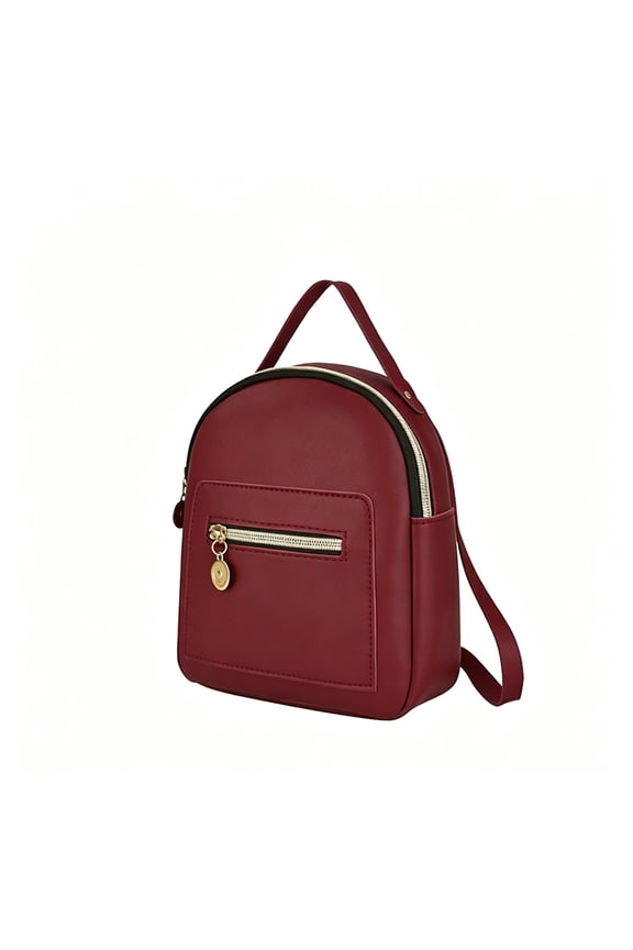 Small Waterproof Leather Backpack Purse for Women,Cute Mini Purse Backpack for Shopping