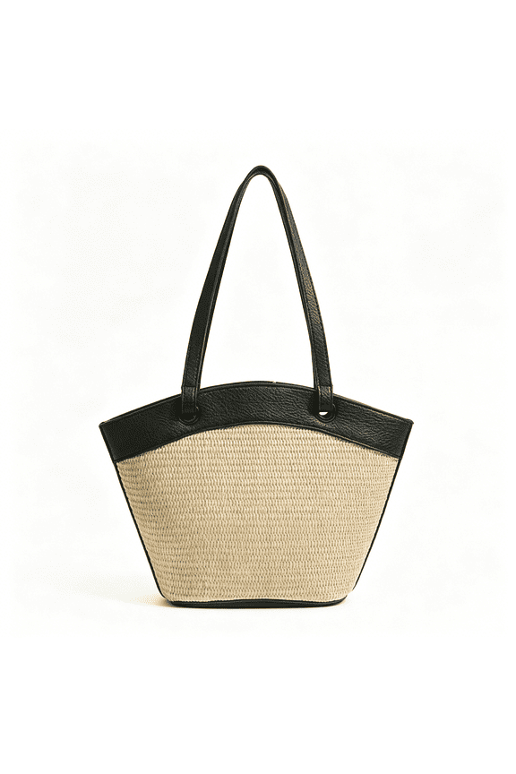 Straw Beach Bags for Women Small Straw Tote Bag Rattan Purse Summer Straw Handmade Bag Raffia Handbag Purse Shoulder Bag