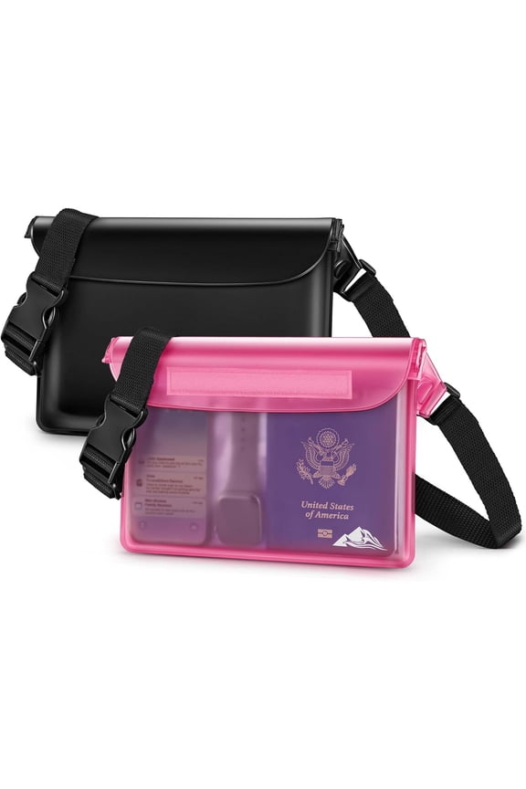 Waterproof Fanny Pack, Dry Bag 2/3/4 Pack for Phone Passport, Adjustable Waist Strap for Swimming Kayaking Boating Paddle Board Accessories Cruise Beach Camping