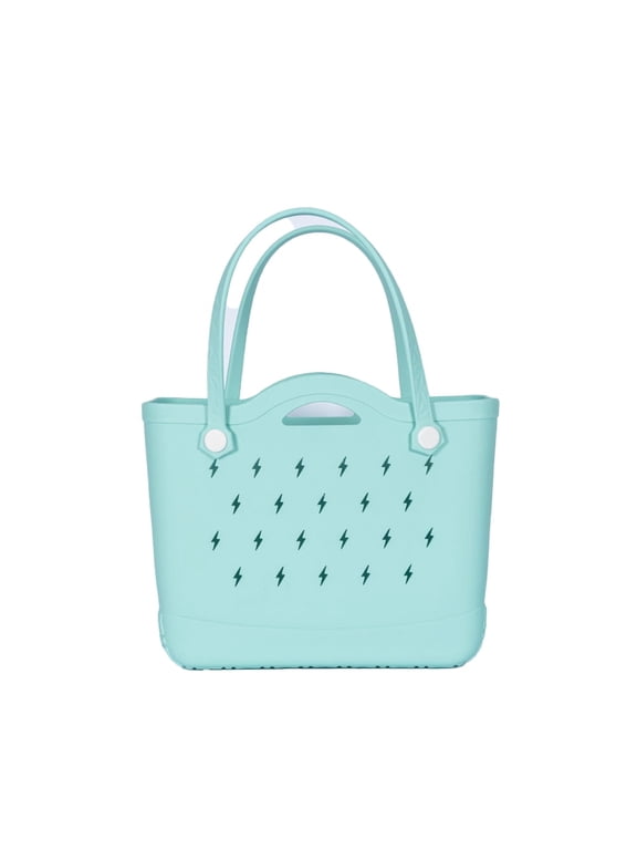 Waterproof Sandproof Large Capacity Beach Tote Bag with for Women, Outdoor Portable Travel Tote for Beach, Pool, Sports, Groceries, Market