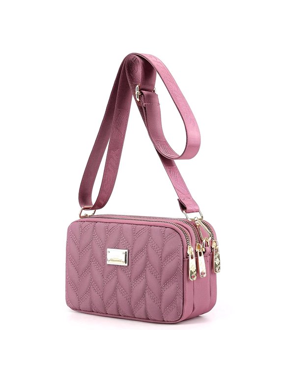 Women Waterproof Nylon Crossbody Bag Multi-Pocket Small Shoulder Purse waterproof crossbody bags for women