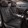 thumbnail image 1 of DIKSOAKR 2 Front Car Seat Covers Fit for Subaru Impreza 2012-2025 Faux Leather Seat Cushion with Lumbar Support Airbag Compatible Automotive Interior Accessories (Black), 1 of 7