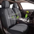 thumbnail image 2 of OliMoto Black Eco Leather Full Set Seat Covers For Volkswagen Tiguan 2007-2015 2 of 5