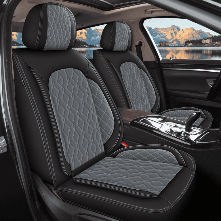 DIKSOAKR PCS Front Car Seat Covers for Hyundai Elantra 2012-2024