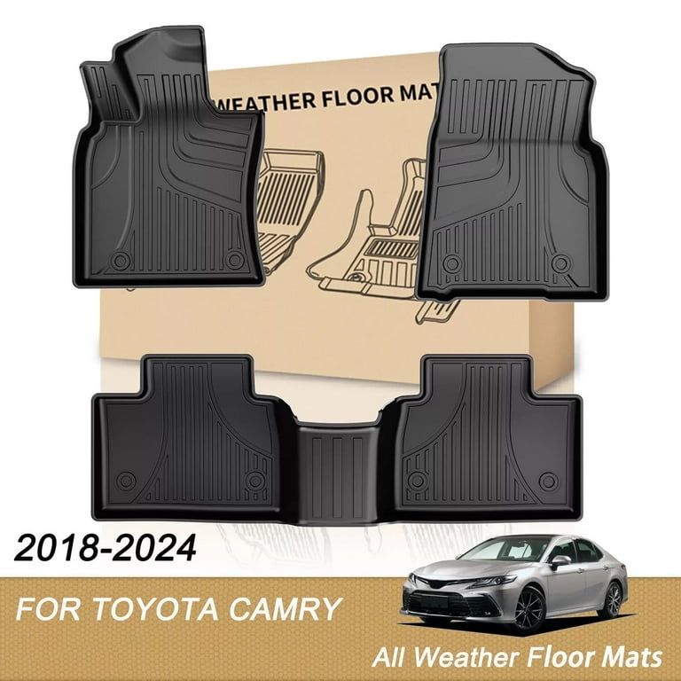 Tappetini Auto In TPE 3D Per Toyota Camry IX Hybrid 2018-2023, OMAC Premium, Facili Da Pulire E Antiscivolo - 2