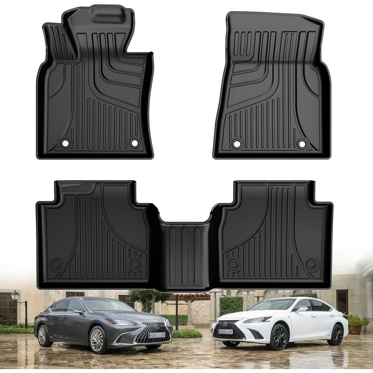 AOMSAZTO Car Floor Mats for Lexus ES ES350 ES300h 2019 2024 All Weather TPE Rubber Floor Liners Carpets