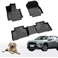 thumbnail image 1 of AOMSAZTO Floor Mats Fit for Toyota RAV4 Hybrid 2019-2024,All Weather Car Floor Mat Non-Slip TPE Rubber Floor Liners - 1st & 2nd Row Automotive Floor Mats-Black, 1 of 9