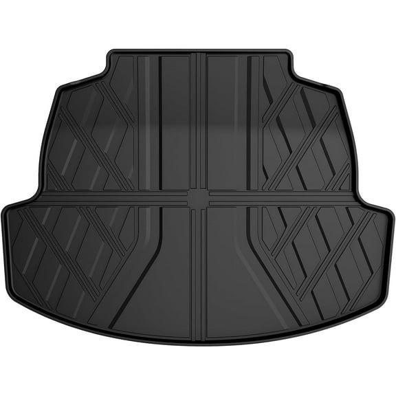 AOMSAZTO Cargo Mat fit for 2020-2024 Corolla Sedan & Corolla Hybrid: Custom Fit Cargo Liner Rear Trunk Liner - All Weather Protection TPE Trunk Mat for Corolla Accessories