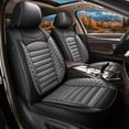 thumbnail image 1 of DIKSOAKR Car Seat Cover Fit for Chevy/Chevrolet Equinox 2007-2025: Full Set Seat Covers Faux Leather Seat Cushion Waterproof Seat Protector Airbag Compatible(5 Seats,Black&Gray), 1 of 7