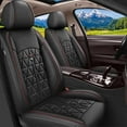thumbnail image 1 of DIKSOAKR Car Seat Covers for BMW X3 2011-2017 Full Set Seat Cvoers,Waterproof Faux Leather Seat Covers Seat Protector Airbag Compatible Automotive Accessories (Black), 1 of 7
