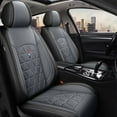 thumbnail image 1 of DIKSOAKR Car Seat Covers for Chevrolet Cruze 2011-2019 Front Seat Covers,Waterproof Faux Leather Seat Covers Seat Protector Airbag Compatible Automotive Accessories (Black&Grey), 1 of 7