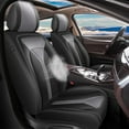thumbnail image 1 of DIKSOAKR Car Seat Covers Fit for Nissan Murano 2011-2025: Front Set Breathable Leather Vehicle Seat Cushion Suitable for All Seasons(2 Seats, Black&Red), 1 of 7