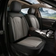 thumbnail image 1 of DIKSOAKR Car Seat Covers Full Set Fit For Jeep Cherokee 2014-2025 Waterproof Fashion Faux Leather Seat Covers 5 Seats Auto Interior Protectors（Black&Grey）, 1 of 6