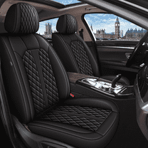 DIKSOAKR Car Seat Covers Full Set Fit for Subaru Legacy 1995-2025: 5 Seat Auto Interior Accessories, Faux Leather Waterproof Car Seat Cushions Vehical Cover (Black)