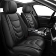 thumbnail image 1 of DIKSOAKR Car Seat Covers Full Set Fit for Toyota Venza 2009-2020: 5 Seat Auto Interior Accessories, Faux Leather Waterproof Car Seat Cushions Vehical Cover (Black), 1 of 7