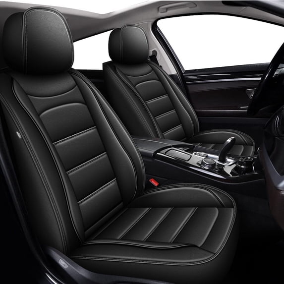 AOMSAZTO Car Seat Covers Full Set, Waterproof Leather, 5-Seat universal ...