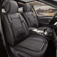 thumbnail image 1 of DIKSOAKR Car Seat Covers for Volvo XC60 2010-2017 Leather Seat Covers Full Set Breathble Waterproof Automotive Seat Cushion (2 Row 5 Seat, Black&Grey), 1 of 7